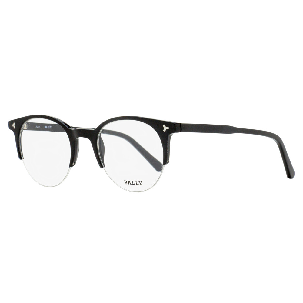 Bally Oval Eyeglasses BY5018 001 Black 47mm